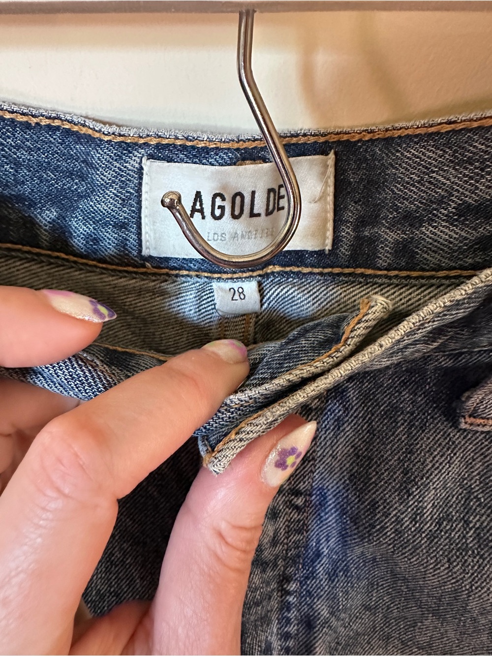 Agolde 28 Dee shorts ricochet wash - Picture 2 of 7